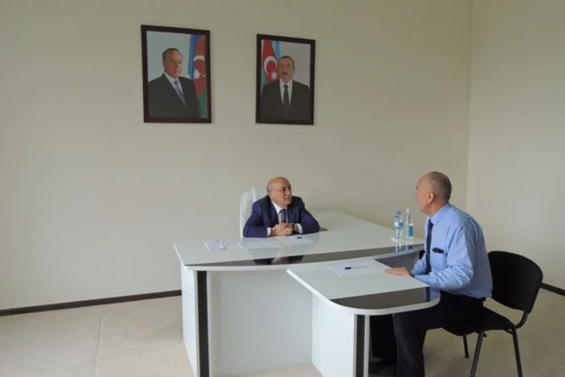 Mübariz Qurbanlı Beyləqanda vətəndaşları qəbul edib