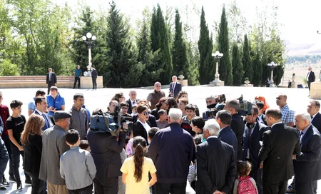 Birinci vitse-prezident Şamaxıya Prezident İlham Əliyevin tapşırığı ilə səfər edib - YENİLƏNİB