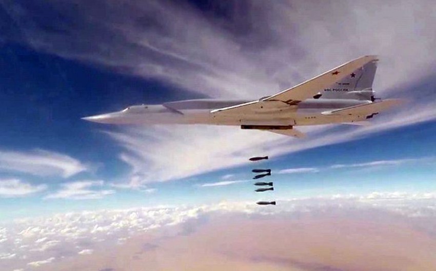 Rusiyanın altı bombardımançı təyyarəsi Suriyada İŞİD-in mövqelərinə zərbə endirib