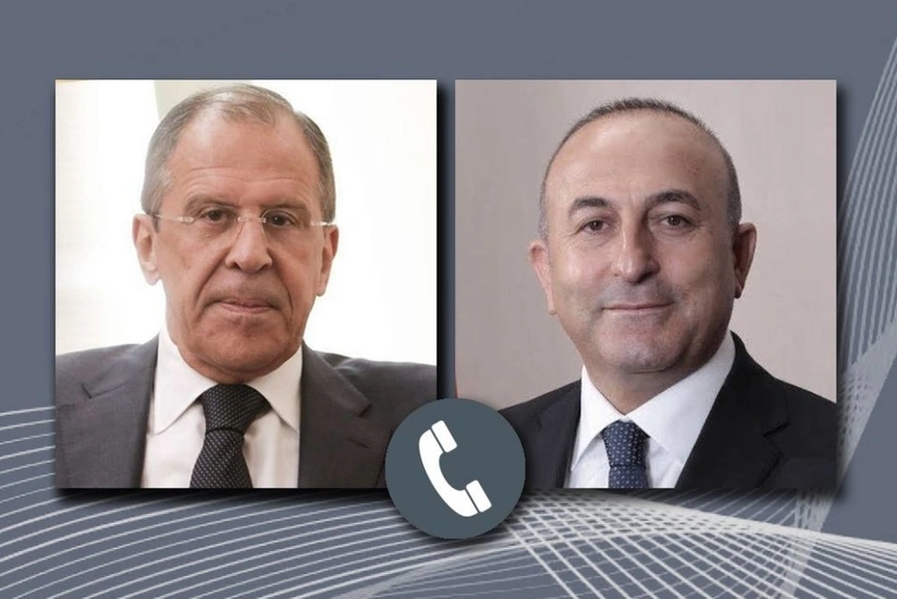 Foreign ministers of Turkey, Russia moot situation on frontline
