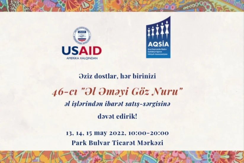 Bakıda qadın sahibkarların əl işlərindən ibarət sərgi təşkil ediləcək