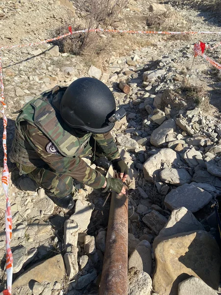 В Хызы обнаружен боеприпас