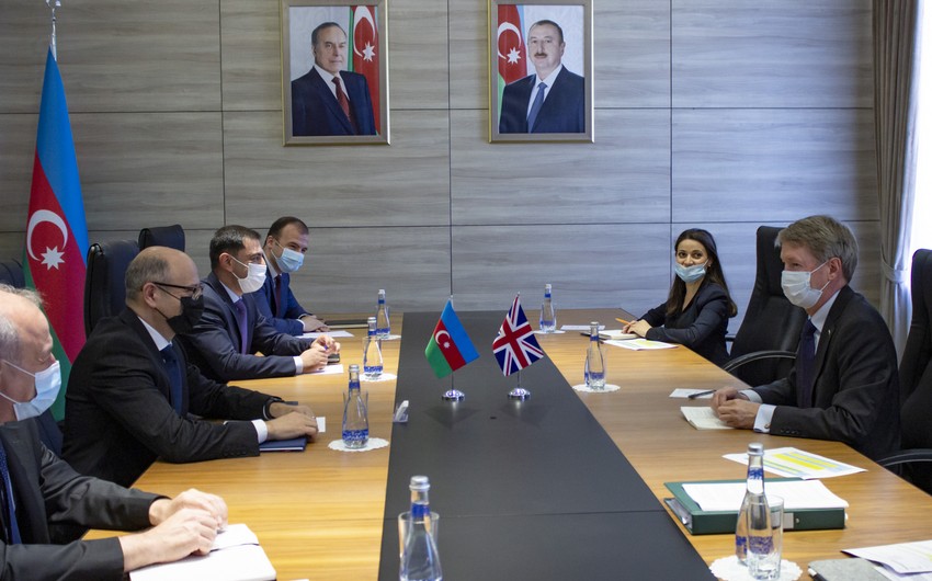 Britaniyanın Azərbaycanla energetika sahəsində əməkdaşlığı müzakirə edilib