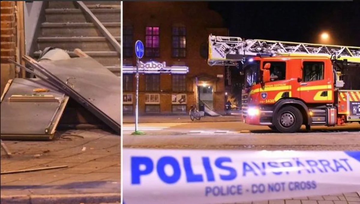 İsveçin gecə klublarından birində partlayış baş verib