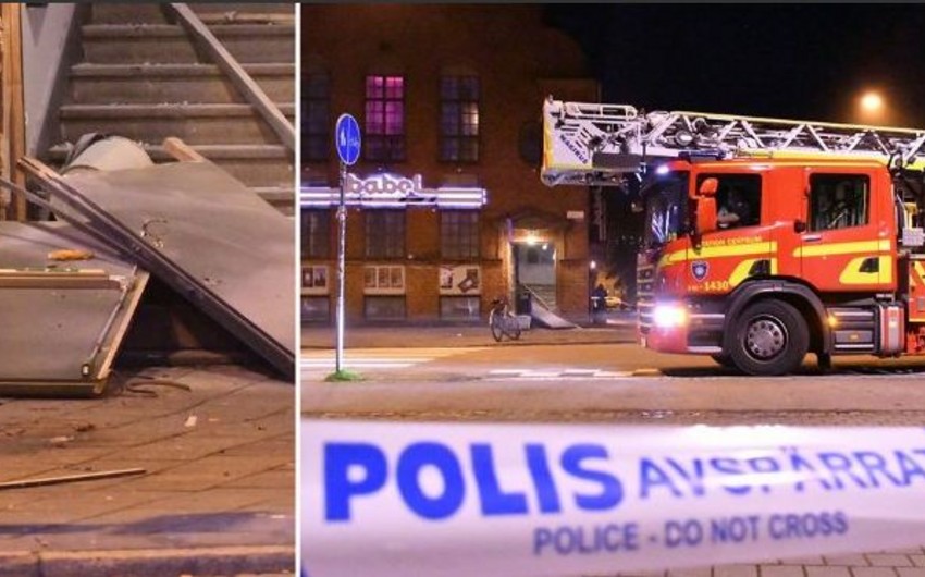İsveçin gecə klublarından birində partlayış baş verib