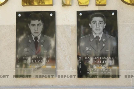 Abşeronda şəhid tankçıların xatirəsi əbədiləşdirilib