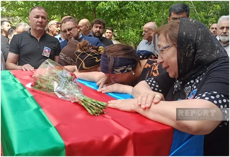 Sumqayıtda Birinci Qarabağ müharibəsinin şəhidi Elman Cavadov dəfn edilib - YENİLƏNİB