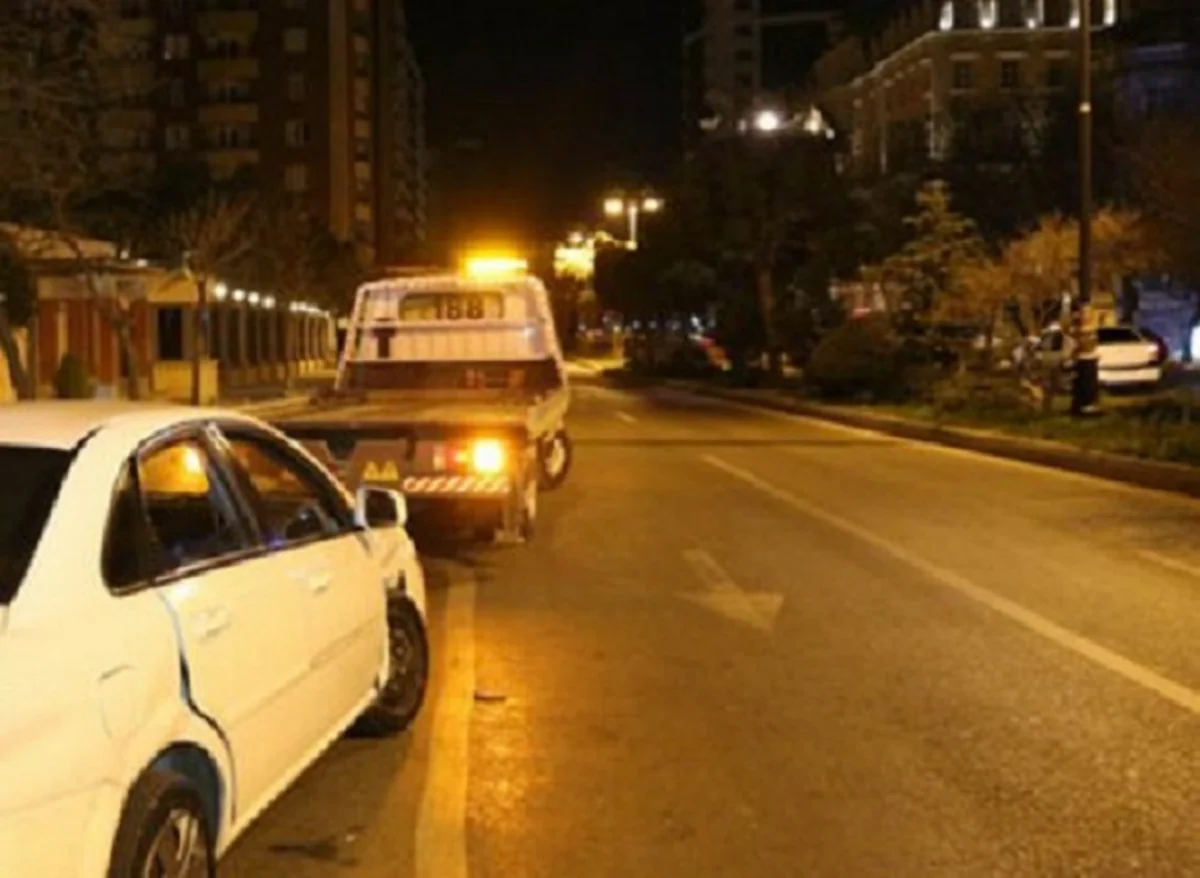 Bakıda iki avtomobil toqquşub, 1 nəfər xəsarət alıb
