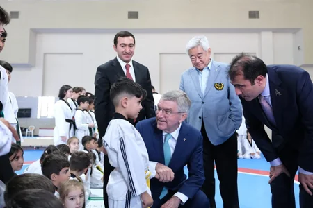 Tomas Bax Azərbaycan Taekvondo Federasiyasının qonağı olub