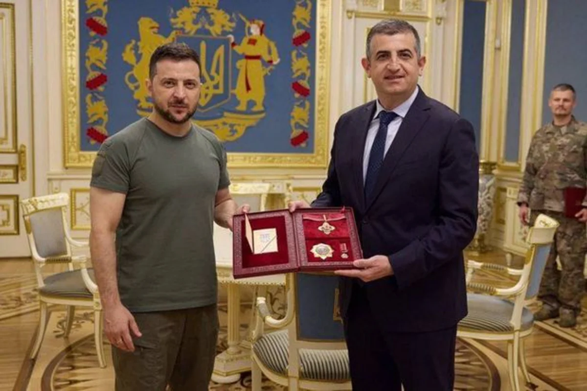 Zelenski Haluk Bayraktarı Xidmətə görə ordeni ilə mükafatlandırıb