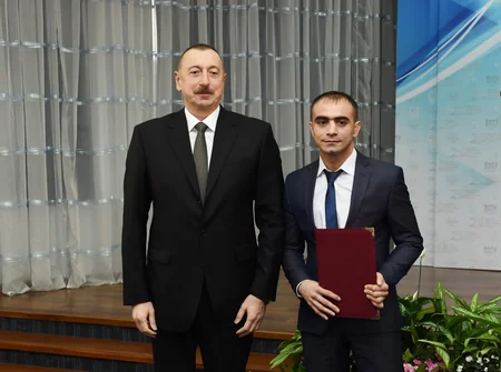 President Ilham Aliyev attends ceremony dedicated to sport results of 2017 - UPDATED