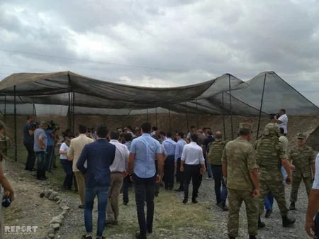 Diplomatik xidmət orqanlarının əməkdaşları cəbhə bölgəsinə gediblər