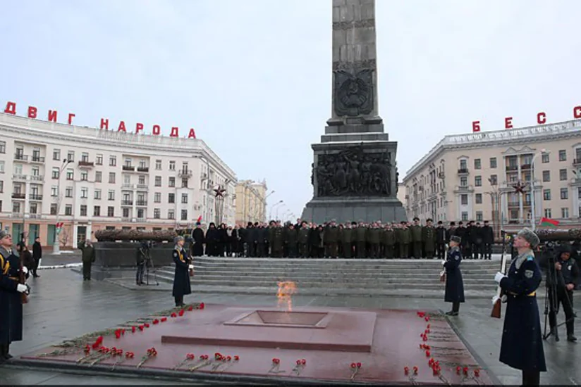Закир Гасанов принял участие в мероприятиях, посвященных 100-летию Вооруженных сил Беларуси