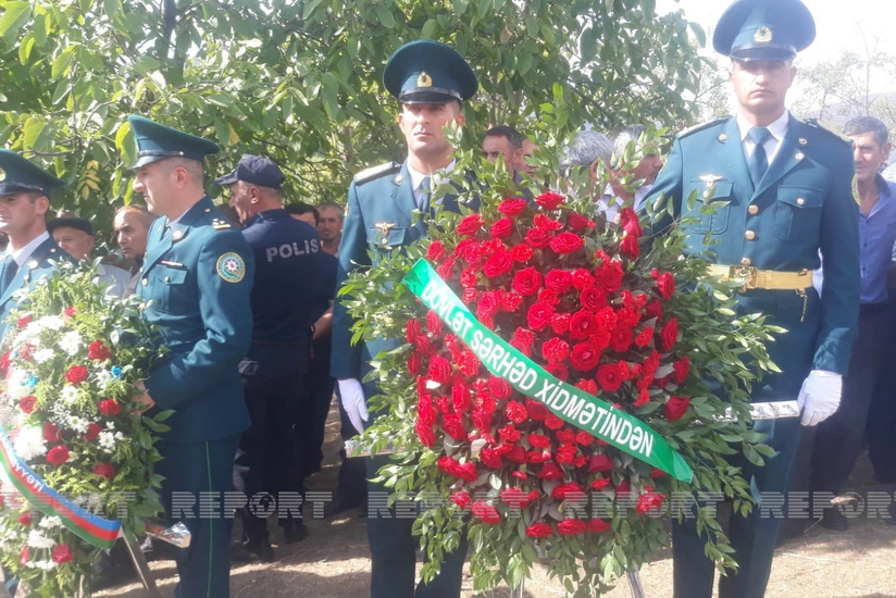 Şəhid Azər Məmmədov Qazaxda dəfn olunub