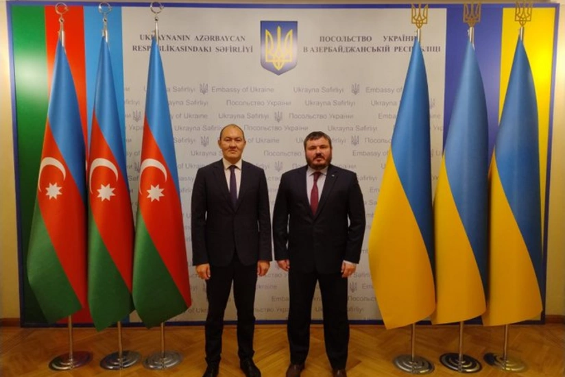 Ukrayna səfiri və TRACECA nümayəndəsi Orta Dəhliz barədə müzakirələr aparıblar