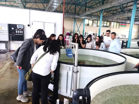 BDU tələbələri üçün müasir akvakultura təsərrüfatına səfər təşkil edilib