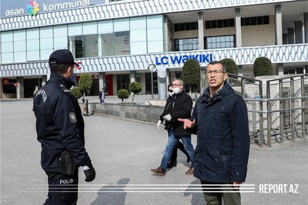 Xüsusi karantin rejimində olan Bakıdan - FOTOREPORTAJ