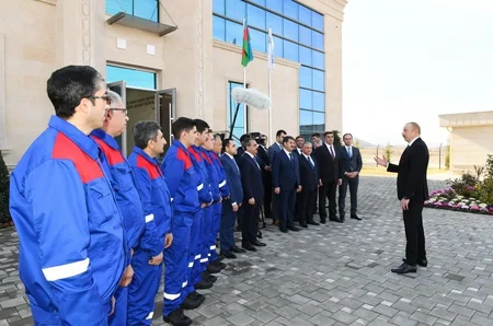 “Şəmkirçay” Sutəmizləyici Qurğular Kompleksi istifadəyə verilib - YENİLƏNİB