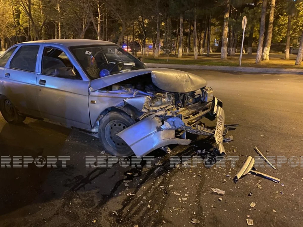 Sumqayıtda idarəetməni itirən sürücü qəza törədib