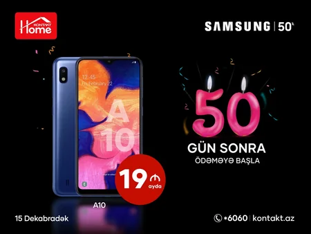 Samsung 50 illik yubileyini Kontakt Homeda qeyd edir
