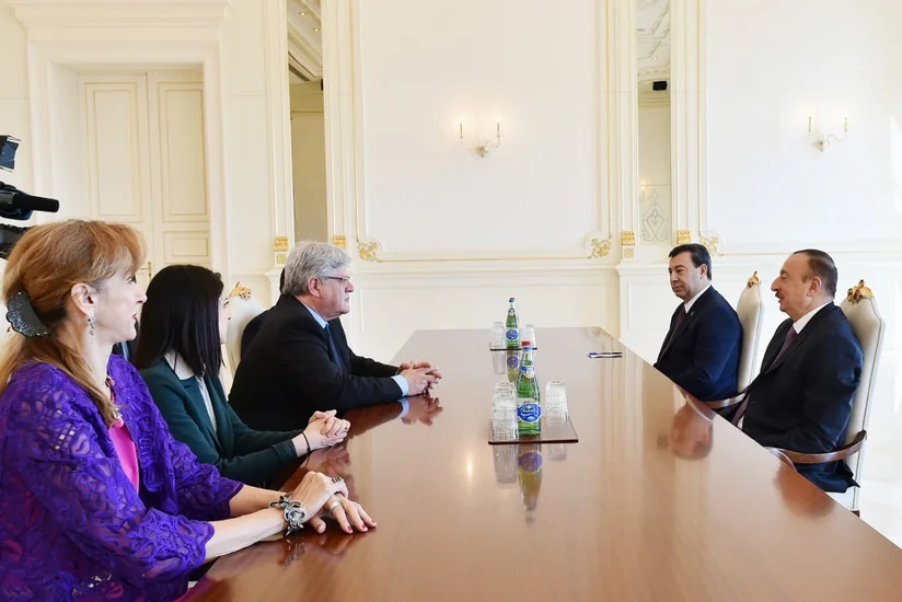 Prezident İlham Əliyev AŞPA-nın Monitorinq Komitəsinin həmməruzəçilərini qəbul edib