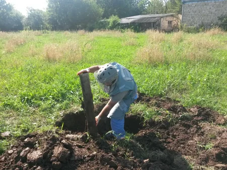 ANAMA cəbhəyanı rayonlarda partlamamış hərbi sursat aşkarlayıb