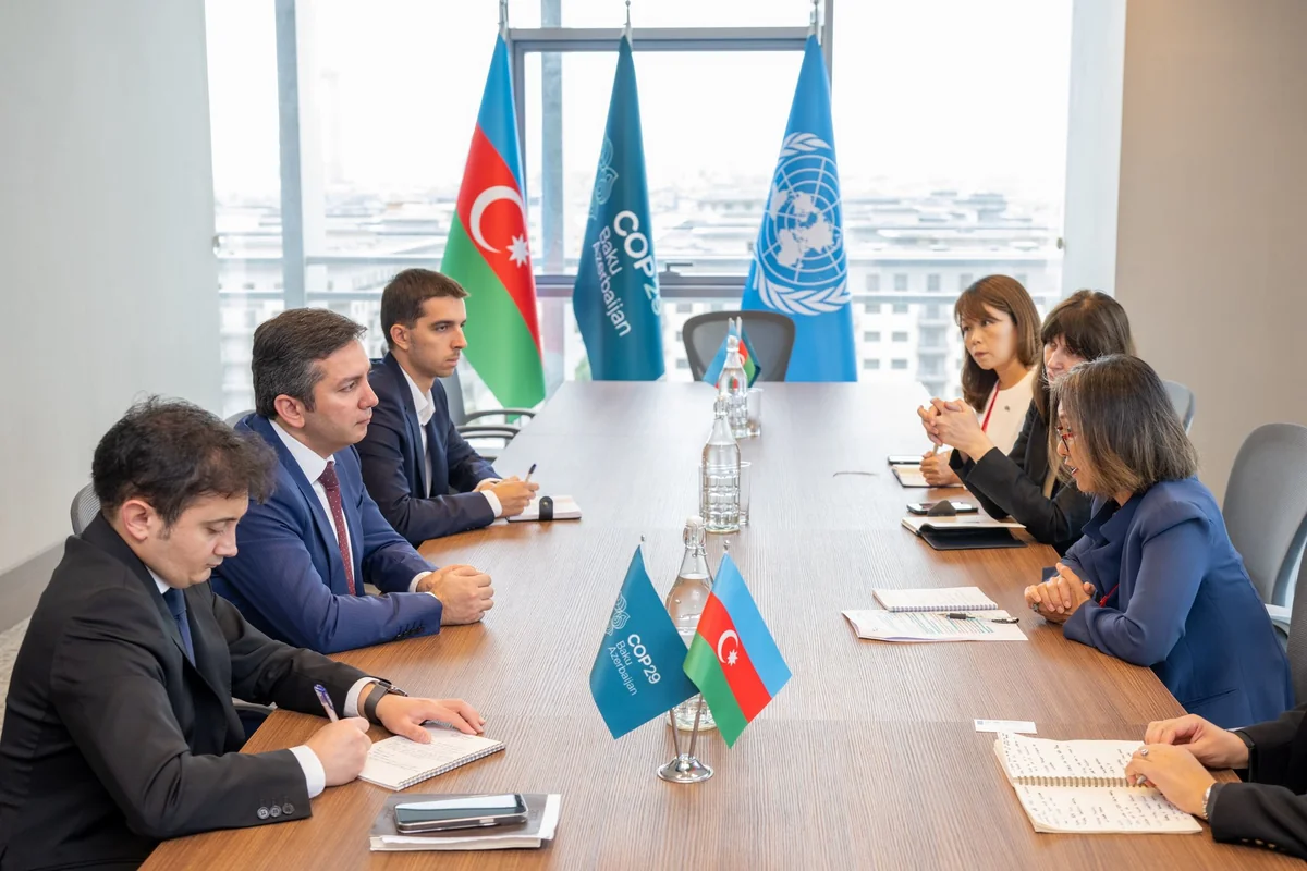 COP29 Lead Negotiator explores partnership on climate action with UN envoy