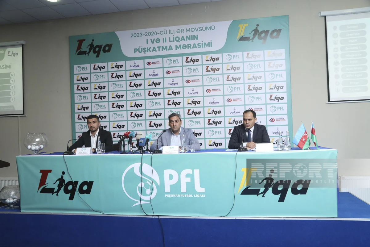 Azərbaycan I və II Liqalarında 2023/2024 mövsümünün püşkü atılıb
