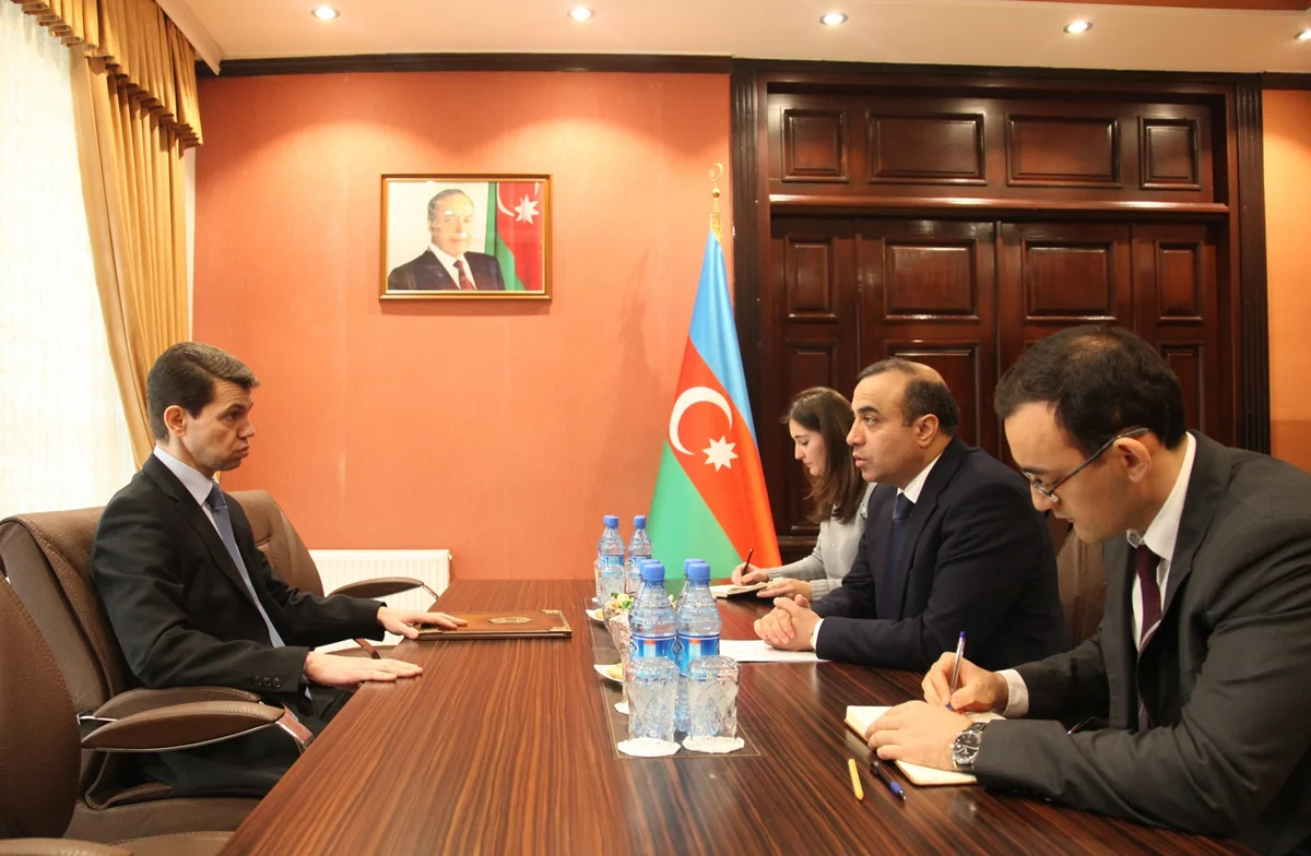 ​Azay Quliyev Ukraynanın Azərbaycandakı səfiri ilə görüşüb