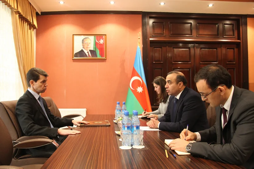 ​Azay Quliyev Ukraynanın Azərbaycandakı səfiri ilə görüşüb
