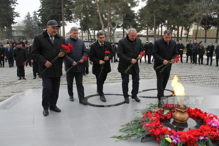 Lənkəran, Salyan,  Cəlilabad, Biləsuvar və Zərdabda 20 Yanvar şəhidlərinin xatirəsi anılıb