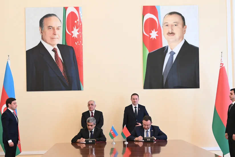 Azərbaycanla Belarus arasındakı əməkdaşlığa dair bir sıra sənədlər imzalanıb