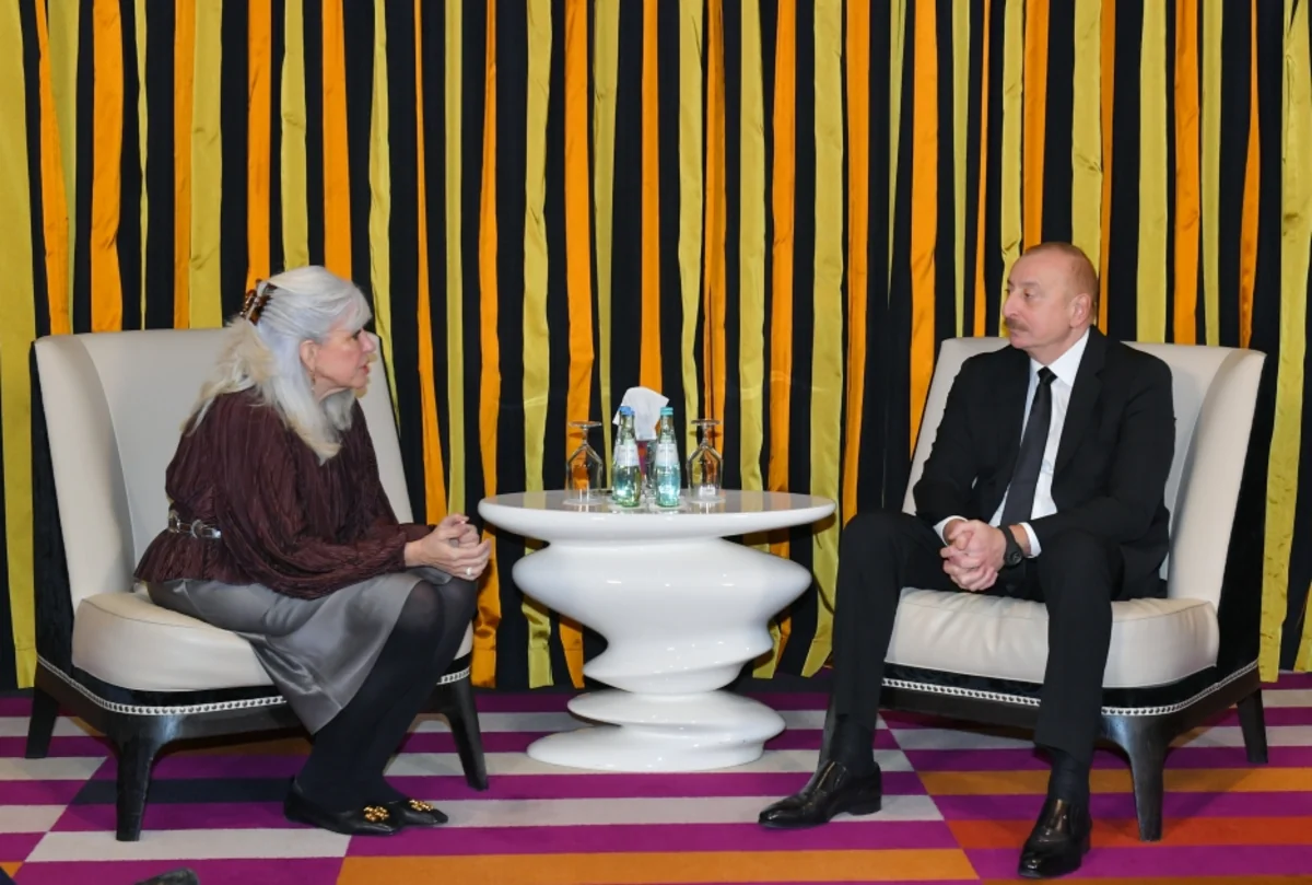 President Ilham Aliyev meets with Senior Vice President of the Rockefeller Foundation in Munich