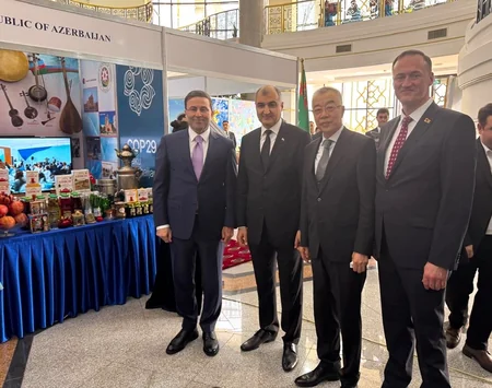 “Made in Azerbaijan” brendi məhsulları Türkmənistanda təqdim edilib