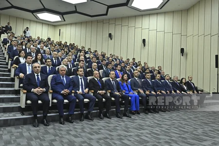 Baş Prokurorluqda İlham Əliyevin ilk dəfə Prezident seçilməsinin 20-ci ildönümü qeyd edilib