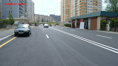 Xətai rayonunda yararsız vəziyyətdə olan küçə təmir edilib