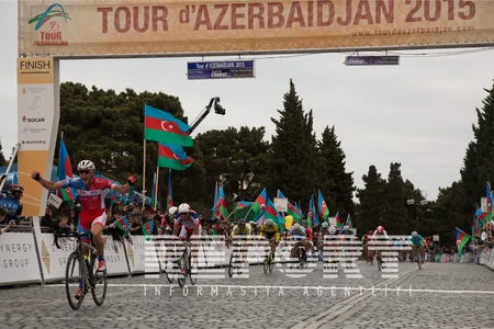 ​Азербайджанский велосипедист стал призером первого этапа Tour d’Azerbaidjan
