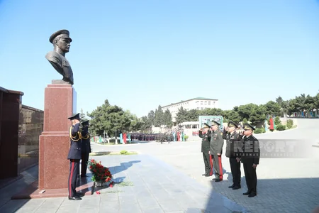 Cəmşid Naxçıvanski adına Hərbi Liseydə kursantların növbəti buraxılış mərasimi olub