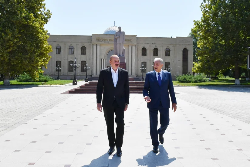 Prezident İlham Əliyev Samux rayonuna səfər edib