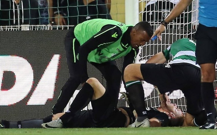 Qarabağın rəqibinin futbolçusu komanda yoldaşının həyatını xilas edib