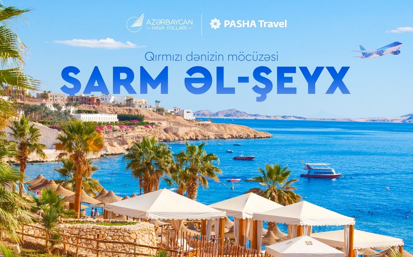  Bakıdan Şarm-əl-Şeyxə çarter aviareyslərinin sayı artırılacaq