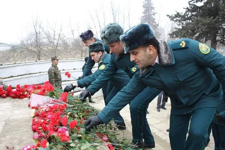 Cəlilabadda 20 Yanvar faciəsinin ildönümü ilə bağlı anım mərasimi keçirilib - FOTO