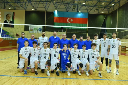 Kişi voleybolçular arasında Azərbaycan Yüksək Liqasında I tura yekun vurulub