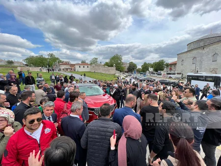 Turkish car Togg presented in Edirne