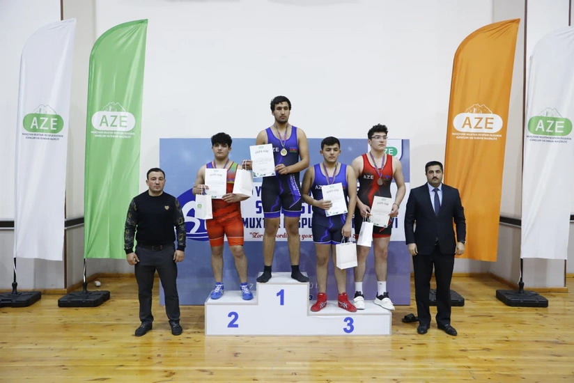 Sərbəst güləş üzrə muxtar respublika birinciliyi keçirilib