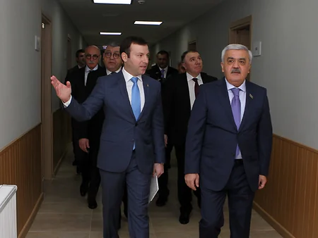 AFFA-nın prezidenti Bayıl Məşq Mərkəzinin açılışında iştirak edib
