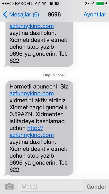 Azərbaycanda mobil telefonlarda ödənişli xidmətlərə qanunsuz qoşulma halları yenidən aktivləşib - FOTO
