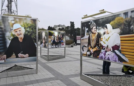 Dənizkənarı Milli Parkda “Zamanın səsini dinlə” fotosərgisinin açılışı olub