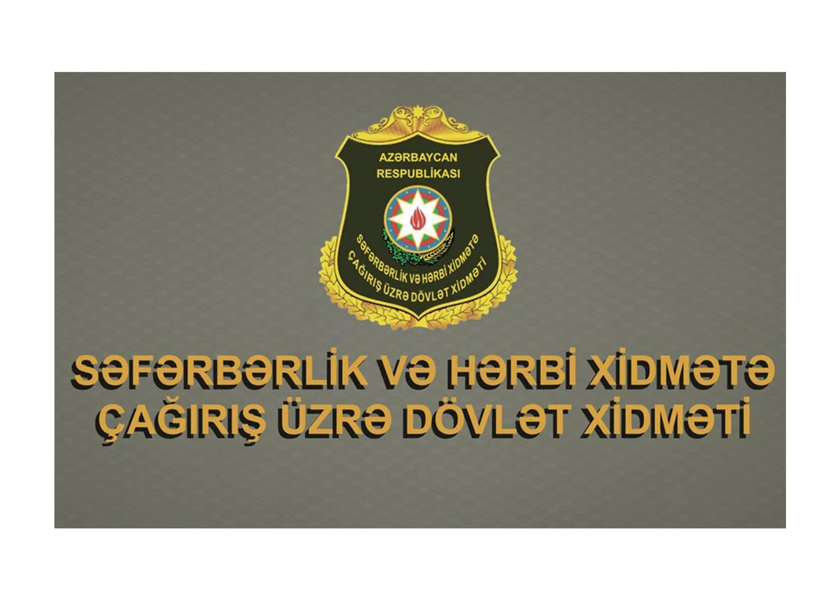Səfərbərlik Xidmətinin rəisinə yeni müavin təyin edilib