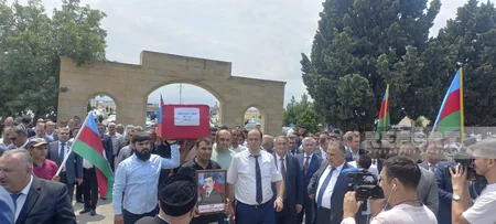 Gəncədə Birinci Qarabağ müharibəsinin şəhidi Akif Abbasov dəfn edilib - YENİLƏNİB